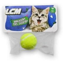 Brinquedo Bola Tênis P/gatos Petshop Lcm - Mini