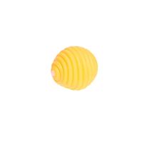 Brinquedo Bola Vinil Espiral com som amarela HomePet