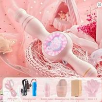 Brinquedo Bolha De Sabão Com Fumaça Varinha Magica Rosa Bolinhas de Sabão Brinquedo Bolha De Sabão Com Fumaça Varinha Magica Rosa Bolinhas de Sabão