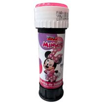 Brinquedo Bolha De Sabão Minnie Disney Com Jogo Na Tampa Brasilflex