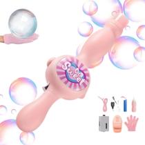 Brinquedo Bolha Fumaça Varinha Máquina De Fazer Bolhas completo brinquedo febre do momento