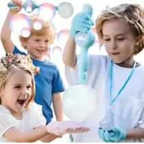 Brinquedo Bolha Fumaça Varinha Máquina De Fazer Bolhas