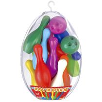 Brinquedo Boliche No Ovo Páscoa 15 Pinos E 2 Bolas Colorido - Líder Brinquedos