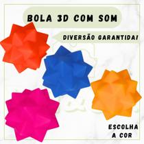 Brinquedo Bolinha 3D com Apito para Cachorros