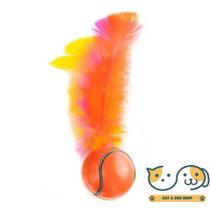 Brinquedo Bolinha CatToy Tennis p/ Gatos 50mm Azul/Roxo