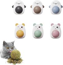 Brinquedo Bolinha Lambe Formato Bichinhos Catnip Relaxante - CASTSEG