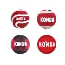 Brinquedo Bolinha Para Cães Kong Signature Balls 4-pk Small