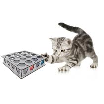 Brinquedo Bolinhas Para Gatos Com Guiso Caixa MDF Branco - Vivi Art Pet