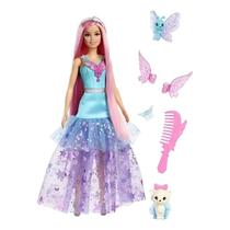 Brinquedo Boneca Barbie Entretenimento Atom Principal Barbie Princesa Malibu Mattel