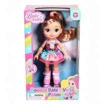 Brinquedo Boneca Bate E Volta Patim Roller Brinquedo Meninas