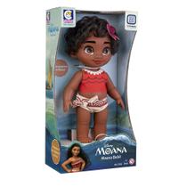 Brinquedo Boneca Bebê Princesa Disney Moana 36cm em Plástico Vinil com Cabelos Realista Cotiplas - 2504
