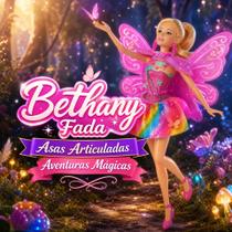 Brinquedo Boneca Bethany Fada Encantada com Asas Articuladas 30cm Aventuras Mágicas Universo de Imaginação Fadas Linda Fadinha Querida Companheira Brinquedo Boneca Bethany Fada Encantada com Asas Articuladas 30cm Aventuras Mágicas Universo de Imaginação Fadas Linda Fadinha Querida Companheira