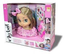 Brinquedo Boneca Busto My Best Style Hair BeeToys