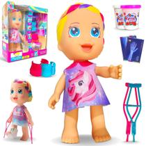 Brinquedo Boneca Dodói Gesso Molde c/ Acessórios E Massinha