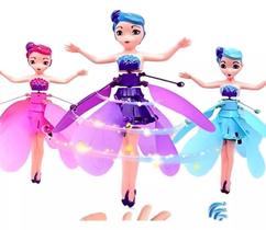 Brinquedo Boneca Fada Que Voa Brinquedo Fadinha Drone Sensor De Mão