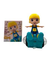 Brinquedo Boneca Hoverboard Com Luz E Som Gira 360