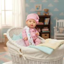 Brinquedo boneca love born com naninha faz xixi - cotiplás