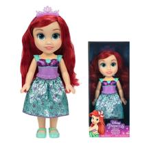 Brinquedo Boneca Menina Princesas Disney Grande Com Acessórios Vestido e Cabelo Brilhante Original - Multilaser