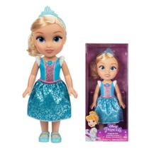 Brinquedo Boneca Menina Princesas Disney Grande Com Acessórios Vestido e Cabelo Brilhante Original