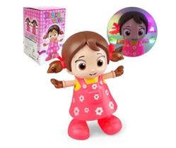 Brinquedo Boneca Músical Canta Dança Acende Luz Dance Girl