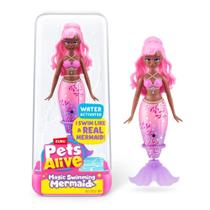 Brinquedo Boneca Nadadora Sereia Mágica com Movimentos Realistas Roxo Candide 10CM Brinquedo Boneca Nadadora Sereia Mágica com Movimentos Realistas Roxo Candide 10CM