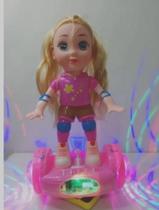 Brinquedo Boneca Overboard Com luz e Som Bate e Volta.