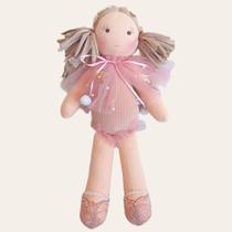 Brinquedo Boneca Pano Artesanal para Decorar e Brincar