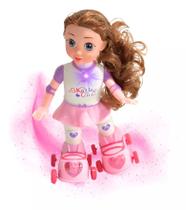 Brinquedo Boneca Patinadora Com Luz e Som Brinquedo Boneca Patinadora Com Luz e Som