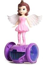Brinquedo Boneca Princesa no Hoverboard Com Luz E Música