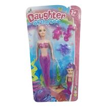 Brinquedo Boneca Sereia Luz De Led Acessórios Brinquedo Boneca Sereia Luz De Led Acessórios