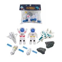 Brinquedo Boneco Astronauta Espacial Aventura Galáxia Cosmos