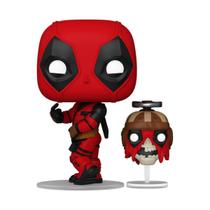 Brinquedo Boneco Colecionável Marvel Figura de Ação Funko Pop Deadpool e Wolverine Cabeça Headpool Vinil 1400 Lançamento Original