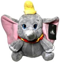 Brinquedo Boneco De Pelúcia Elefante Elefantinho Cinza Dumbo - 30 Centímetros De Altura - Disney
