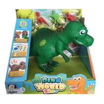 Brinquedo Boneco Dinossauro World Babys Espinossauro em Plástico Vinil com Som de Dinossauro 19,5cm Verde Cotiplas 2339 Brinquedo Boneco Dinossauro World Babys Espinossauro em Plástico Vinil com Som de Dinossauro 19,5cm Verde Cotiplas 2339