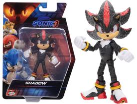 Brinquedo Boneco Figura Articulada Shadow 12 Cm Sonic 3: O Filme