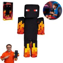 Brinquedo Boneco Figura de Ação Pelúcia Infantil Youtuber Minecraft Athos Grande Original Brinquedo Boneco Figura de Ação Pelúcia Infantil Youtuber Minecraft Athos Grande Original
