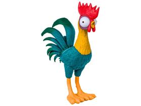Brinquedo Boneco Galo Hei Hei da Princesa Moana 30cm em Plástico Vinil Cotiplas - 2597