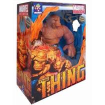 Brinquedo Boneco Marvel The Thing - Coisa Homem Pedra Quarteto Fantástico Gigante 45 cm - Mimo