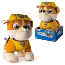 Brinquedo Boneco Pelúcia Grande Rubble 30 Cm Patrulha Canina Brinquedo Boneco Pelúcia Grande Rubble 30 Cm Patrulha Canina