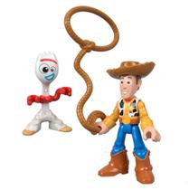 Brinquedo Boneco Toy Story 4 Forky e Woody Imaginext Gbg89 - Fisher Price - Fisher-Price