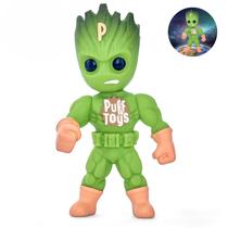 Brinquedo Boneco Tree Super Herói Em Vinil Macio Puff Toys