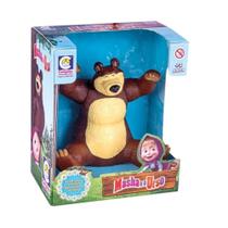 Brinquedo Boneco Urso da Masha em Plástico Vinil 18 cm Serve como Suporte para Celular Cotiplas - 2466 Brinquedo Boneco Urso da Masha em Plástico Vinil 18 cm Serve como Suporte para Celular Cotiplas - 2466