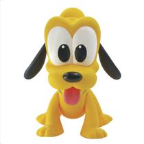 Brinquedo Boneco Vinil Atóxico Pluto Baby Articulável 16 cm Amarelo +4 meses Líder - 2893