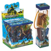Brinquedo Bonecos Soldados Campo de Batalha Kit com 10 Peças Sortidas