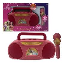 Brinquedo Boom box E Karaokê Princesas Infantil Candide Brinquedo Boom box E Karaokê Princesas Infantil Candide