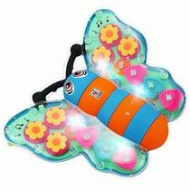 Brinquedo Borboleta Com Engrenagens Transparente Bate E Volta Luz E Som Brinquedo Borboleta Com Engrenagens Transparente Bate E Volta Luz E Som