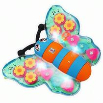 Brinquedo Borboleta Com Engrenagens Transparente Bate E Volta Luz E Som Brinquedo Borboleta Com Engrenagens Transparente Bate E Volta Luz E Som