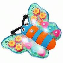 Brinquedo Borboleta Com Engrenagens Transparente Bate E Volta Luz E Som Brinquedo Borboleta Com Engrenagens Transparente Bate E Volta Luz E Som