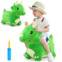 Brinquedo Bouncy Pals Dinosaur Hopper iPlay iLearn Triceratops 2+ Y