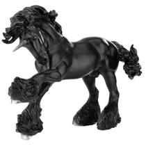 Brinquedo Breyer - Unicórnio Obsidian 1841 - Série Tradicional Preta